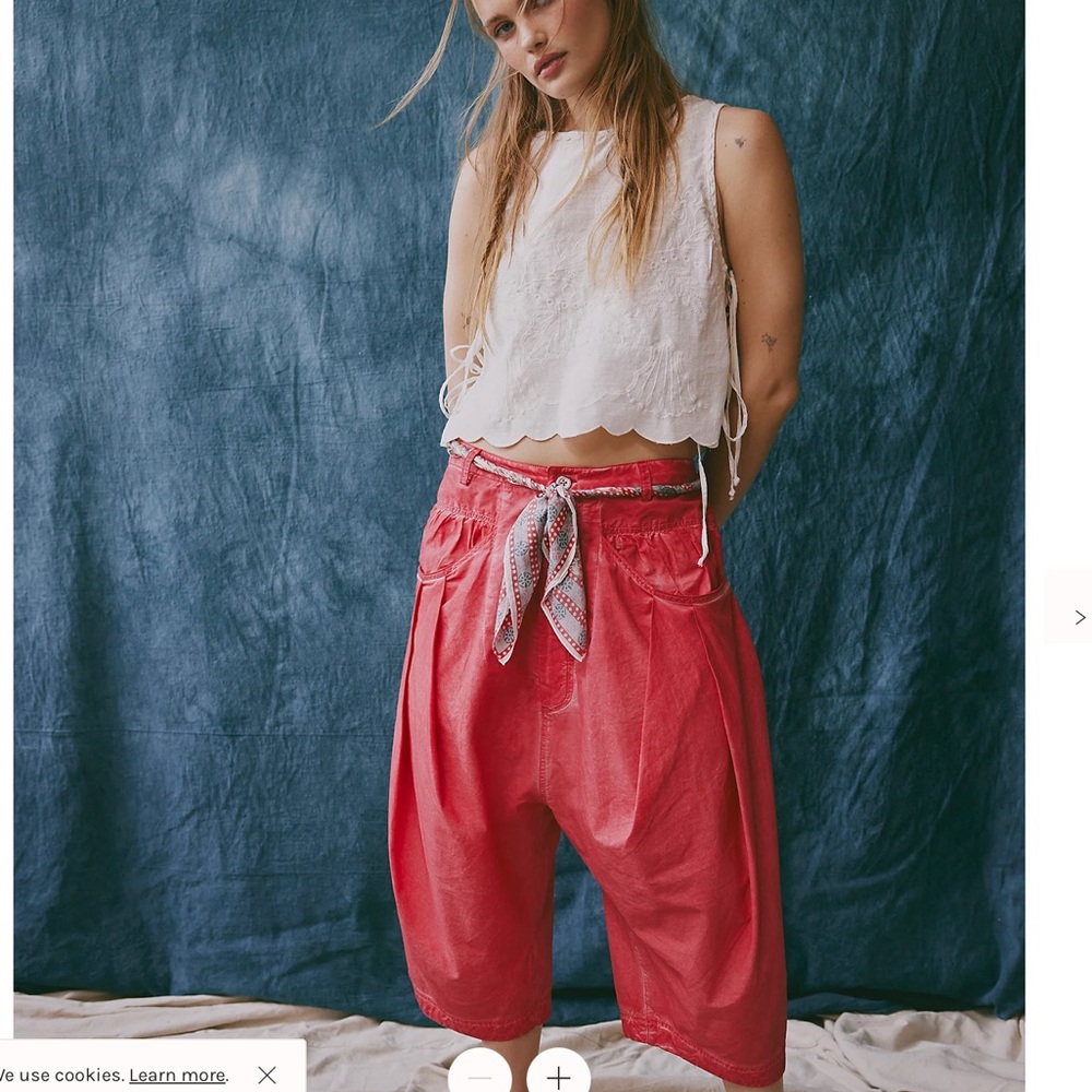 NEW! Free People Sundry harem pants ***belt not included - Picture 1 of 7